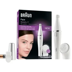 Braun Face SE810 Gezichtsborstel en Epilator Hot