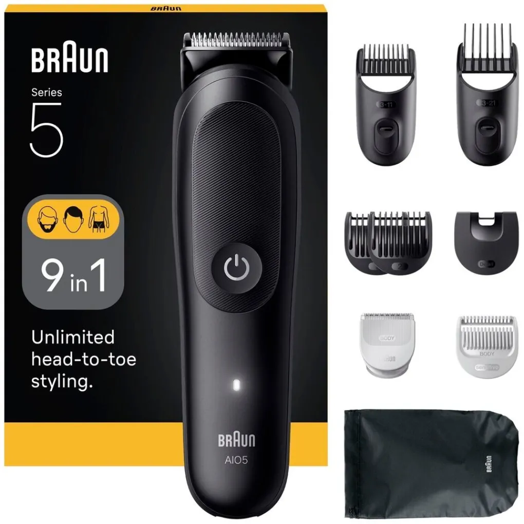 Braun Series 5 MGK5540 9-in-1 Verzorgingsset Hot