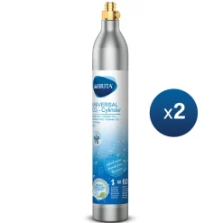 BRITA CO2 Cilinder Gascilinder voor Bruiswatertoestel 2 Stuks Multipack Clearance