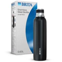 BRITA SodaTRIO RVS Kleine Fles Zwart Single Unit Discount