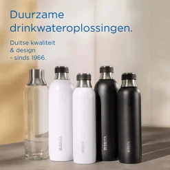 BRITA SodaTRIO RVS Kleine Fles Wit Single Unit
