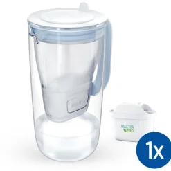 BRITA Waterfilterkan Glas 2.5L Blauw inclusief 1 MAXTRA PRO waterfilterpatroon Single Unit Sale