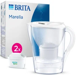 BRITA Waterfilterkan Marella Cool 2.4L Wit incl, 2 MAXTRA PRO waterfilterpatroon Online