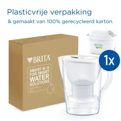 BRITA Waterfilterkan Marella Cool 2.4L Wit incl. 1 MAXTRA PRO ALL-IN-1 Waterfilterpatronen Discount