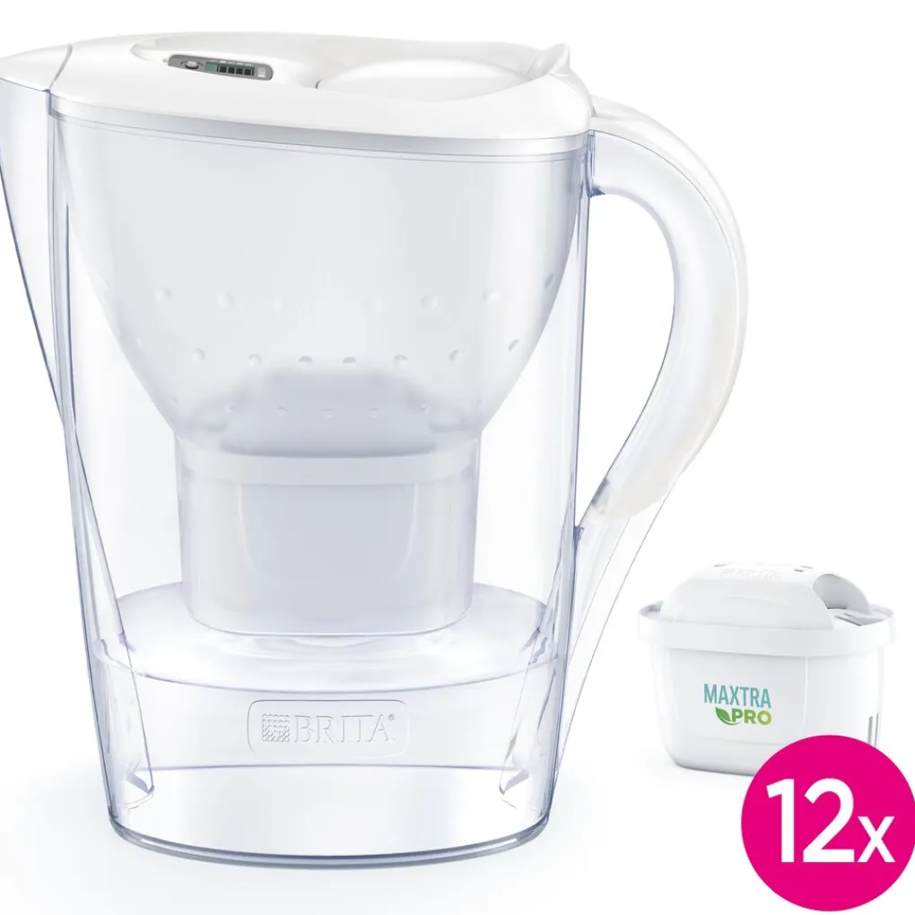 BRITA Waterfilterkan Marella Cool 2.4L Wit incl. 12 MAXTRA Filterpatroon Sale