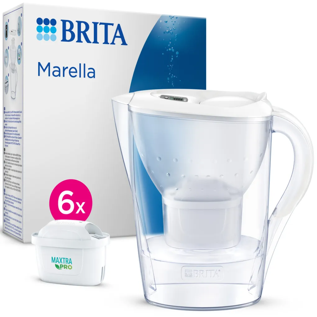 BRITA Waterfilterkan Marella Cool 2.4L Wit incl. 6 MAXTRA PRO waterfilterpatroon Online