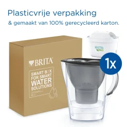 BRITA Waterfilterkan Marella Cool 2.4L Grijs incl.1 MAXTRA PRO ALL-IN-1 Waterfilterpatroon Discount
