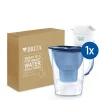BRITA Waterfilterkan Marella Cool 2.4L Blauw incl. 1 MAXTRA PRO ALL-IN-1 Filterpatroon