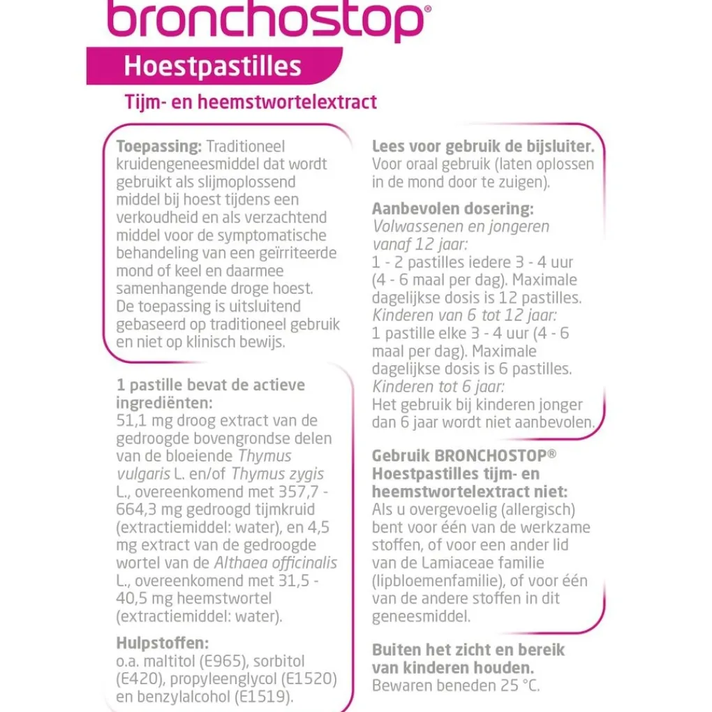 Bronchostop Hoestpastilles Best