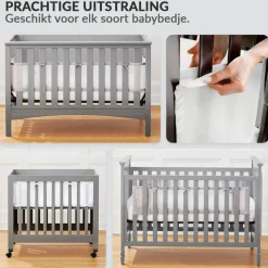 Buxibo Baby Bed Omrander Bedbumper Hoofdbeschermer Set van 2 Hot