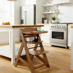 Buxibo Houten Meegroeistoel Kinderstoel met Eetblad Clearance