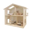 Buxibo Houten Poppenhuis Kinderhuis met Meubels Outlet