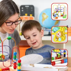 Buxibo Houten Telraam Kinder Speelgoed Rekenrek Educatief Spelen