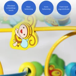 Buxibo Houten Telraam Kinder Speelgoed Rekenrek Educatief Spelen