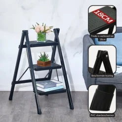Buxibo Keukentrapje Vouwladder 3 Staps Keukenopstapje Opvouwbare ladderkruk Hot