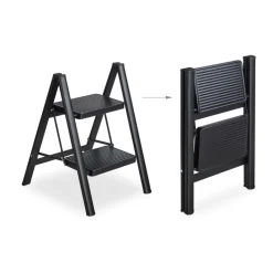 Buxibo Keukentrapje Vouwladder 2 Staps Keukenopstapje Opvouwbare ladderkruk Clearance