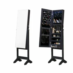 Buxibo Sieradenkast op Poten Met Spiegel Sieraden Organizer Discount