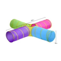 Buxibo Speeltunnel 4 Uitgangen Kinderspeelgoed/Binnenspeelgoed Discount