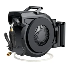 Buxibo Wandslangenbox Tuinslang met haspel 9 Sproei standen Slangenhouder 180° Draaibaar Hot