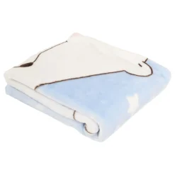 Cangaroo Softy Sweet Hugs Blue 80 x 110 cm Wiegdeken Clearance