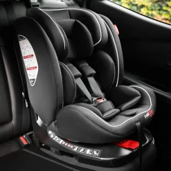 Carkids I-Size Autostoeltje Darcy 360° Draaibaar 40-150cm Isofix Zwart/Wit Best