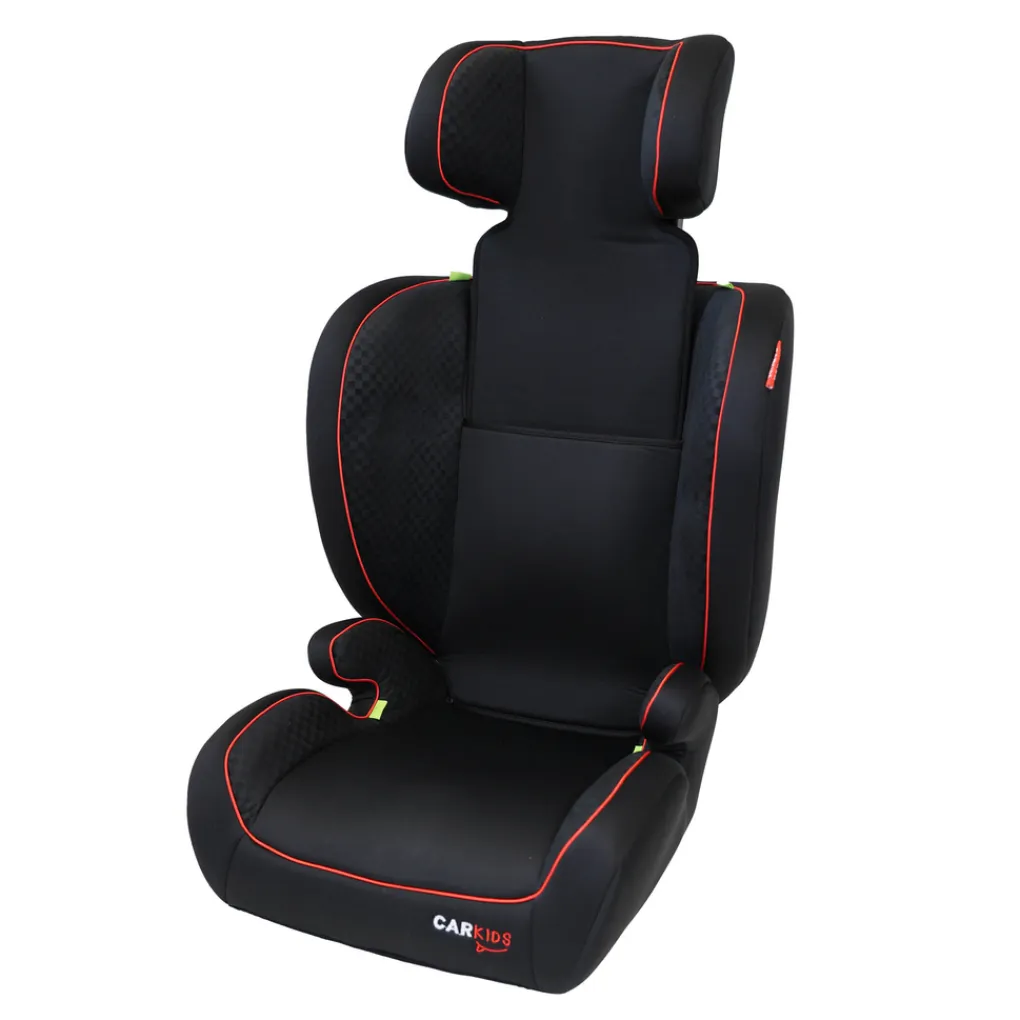 Carkids I-Size Autostoeltje Frankie 100-150cm Zwart/Rood Hot