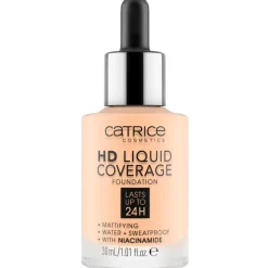 Catrice HD 002 Porcelain Beige Liquid Coverage Foundation