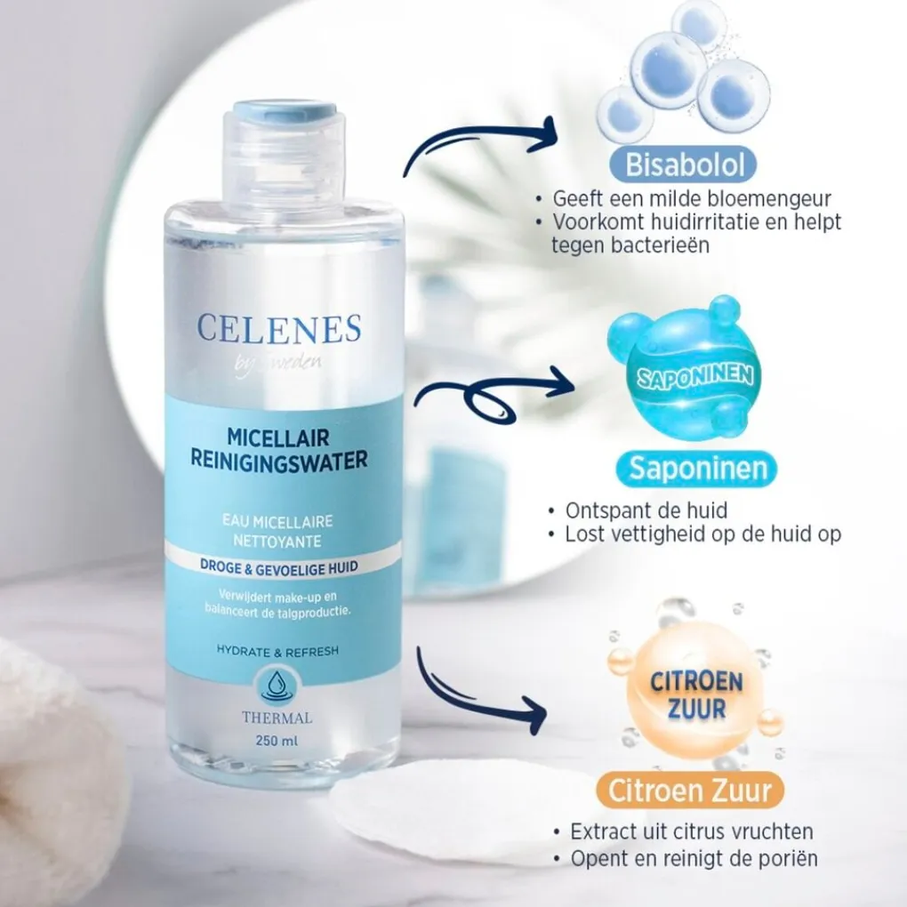 CELENES BY SWEDEN Micellair Reinigingswater Discount