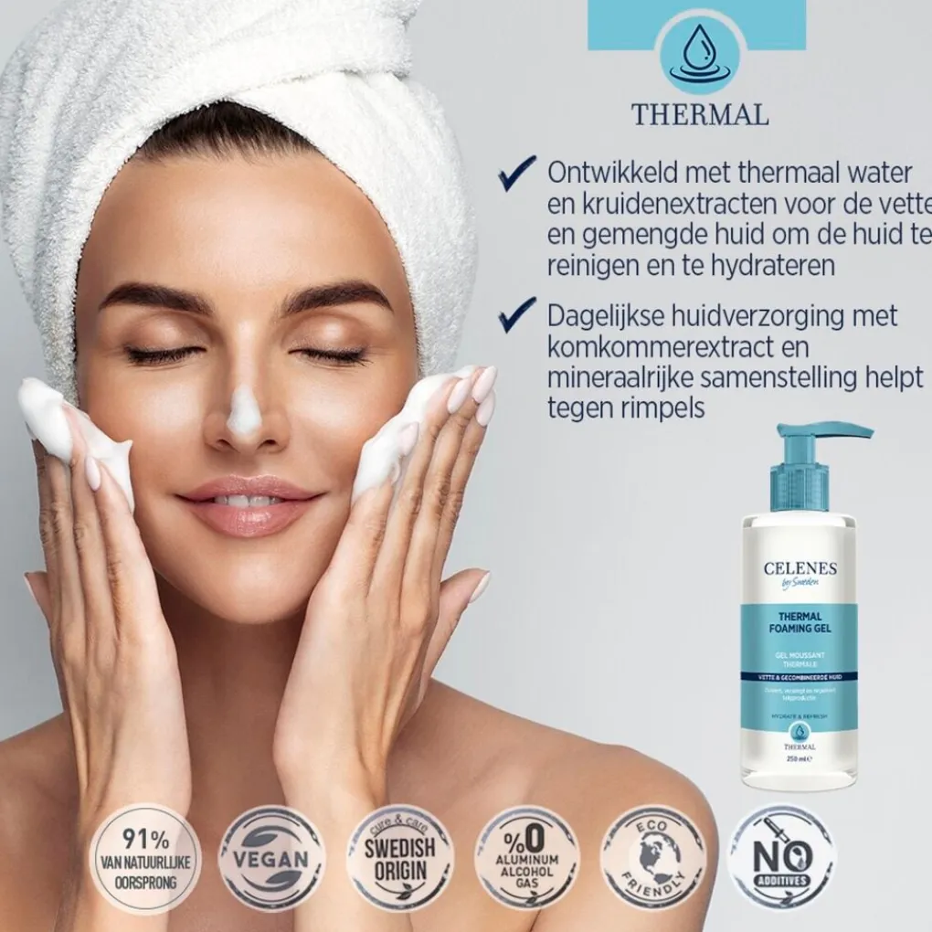 CELENES BY SWEDEN Thermal Foaming Gel New