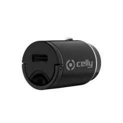 Celly Auto lader +kabel USBC>Lightning Online