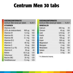 Centrum Men Multivitaminen Tabletten Hot