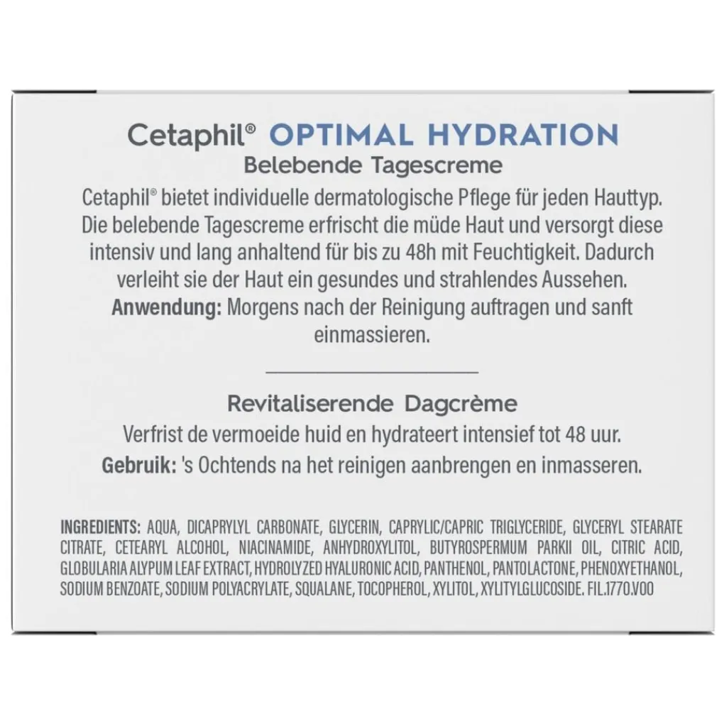 Cetaphil Optimal Hydration Revitaliserende Dagcrème Clearance