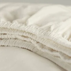 Cinderella Hoeslaken Dubbel Jersey Stretch 40cm Hoek - ivory 90x200/210cm