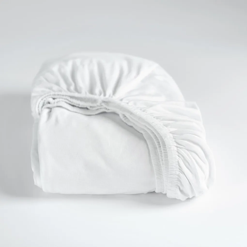 Cinderella Hoeslaken Dubbel Jersey Stretch 40cm Hoek - white 180x200/210cm Sale