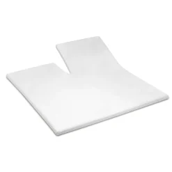 Cinderella Splittopper Single Split Hoeslaken Katoen Satijn - white 180x200cm Discount