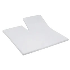 Cinderella Splittopper Single Split Hoeslaken Katoen Satijn - light grey 180x210cm Discount