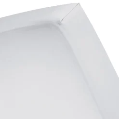 Cinderella Splittopper Single Split Hoeslaken Katoen Satijn - light grey 180x200cm New