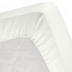 Cinderella Topper Hoeslaken Katoen Satijn - ivoor 180x210cm Outlet