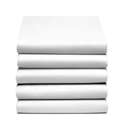 Cinderella Topper Hoeslaken Katoen Satijn - white 180x200cm Outlet