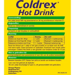 Hot Coldrex Coldrex Hot Drink 500mg Poeder voor Drank