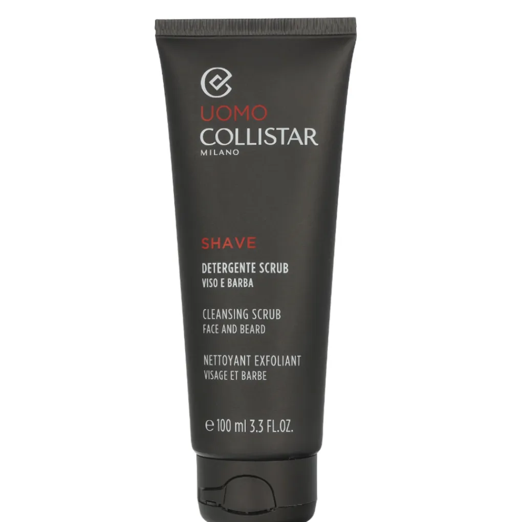 Collistar Uomo Face And Beard Cleansing Scrub 100ml New