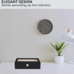 Confibel Luxe Houten Horloge Box Geschikt voor Horloges en Sieraden Best
