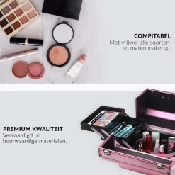 Confibel Opvouwbare Cosmetica Koffer 5 Opbergvakken Beauty Case Online