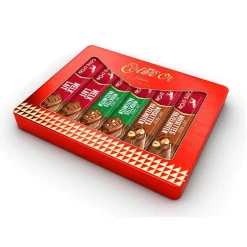 Cote D'Or Côte d'Or deluxe geschenkdoos - mix van 6 chocoladerepen melkchocolade met melkvulling en hazelnoten Online