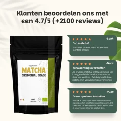 Cupplement Matcha Poeder Ceremonial Grade Best