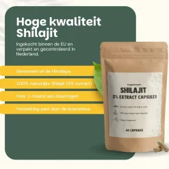 Cupplement Shilajit Extract (5%) Capsules 500 mg Clearance