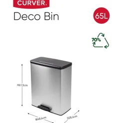 Curver Decobin Prullenbak 65L Outlet