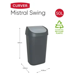 Curver Mistral Swing Prullenbak 50L Discount