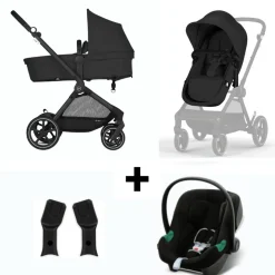 Cybex Eos Basic Kinderwagen met Autostoel Aton B2 en Adapterset Sale