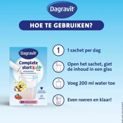 Dagravit Complete Start Kids 3-12 Drinkbare Multivitaminen Sachets Discount